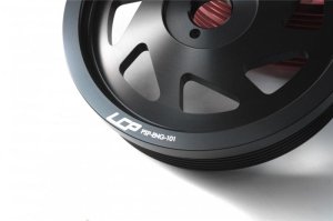 Subaru BRZ Crank Pulley - Perrin Performance - Lightened - Black - `13-`20 Subaru BRZ Crank Pulley - Perrin Performance - Lightened - Black - `13-`20